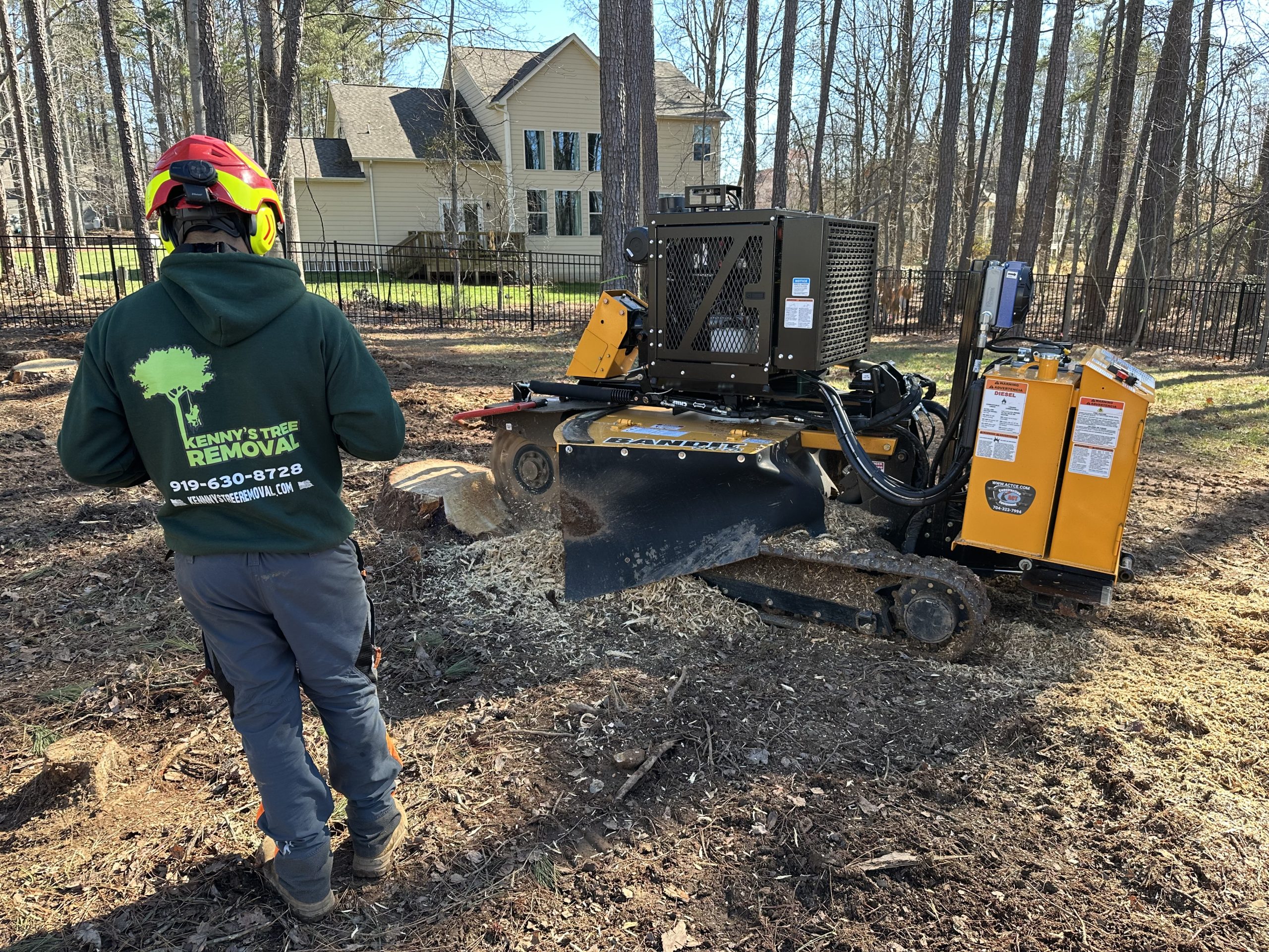 stump grinding services in fuquay varina