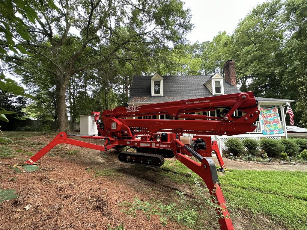 Tree trimming and pruning services in Fuquay-Varina - Kenny's Tree Removal safely cutting branches to improve tree health.