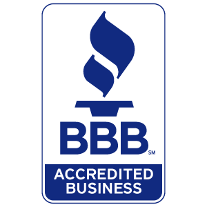 Better Business Bureau accredited business badge