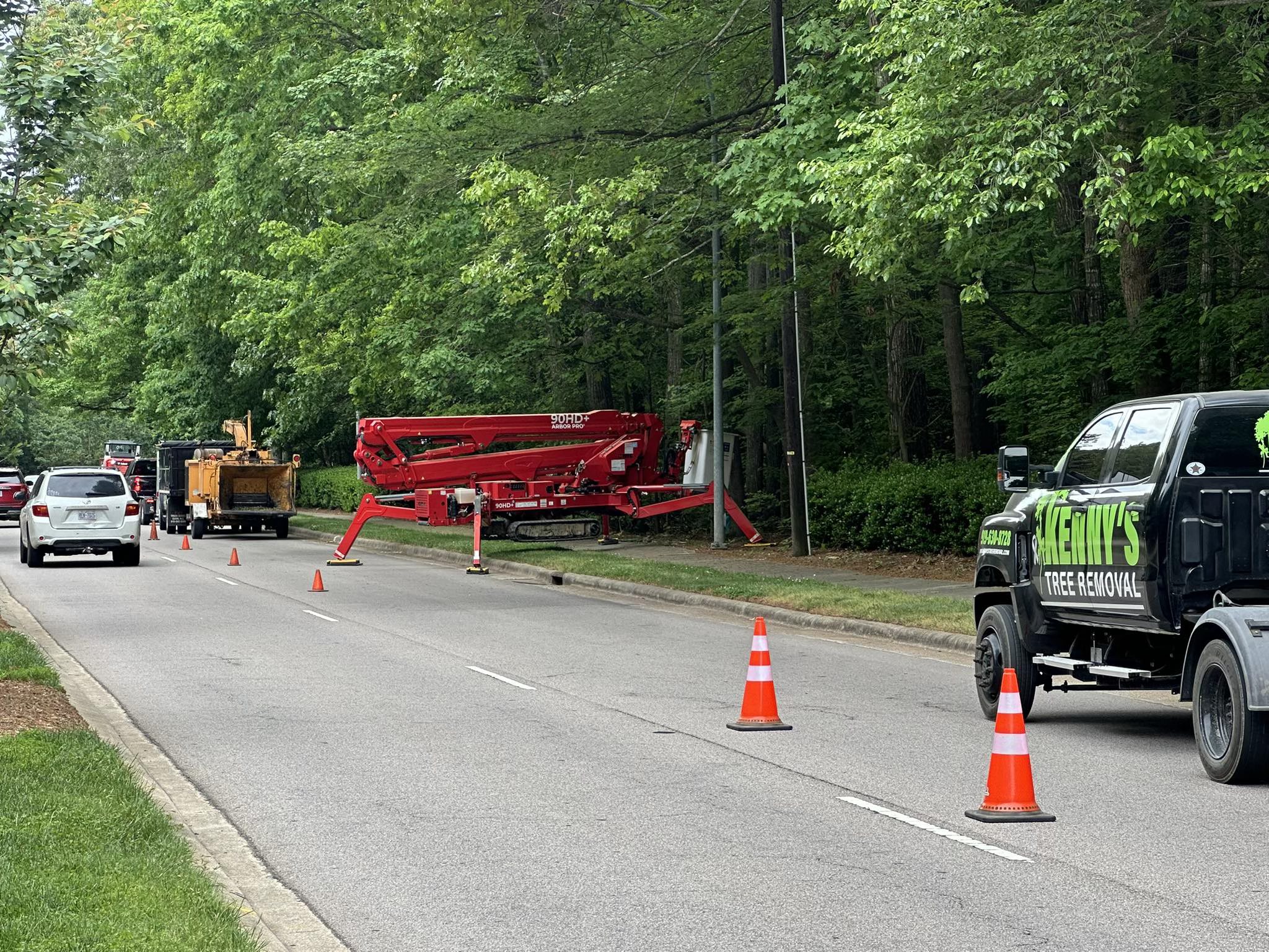 Tree service work by Kenny’s Tree Removal